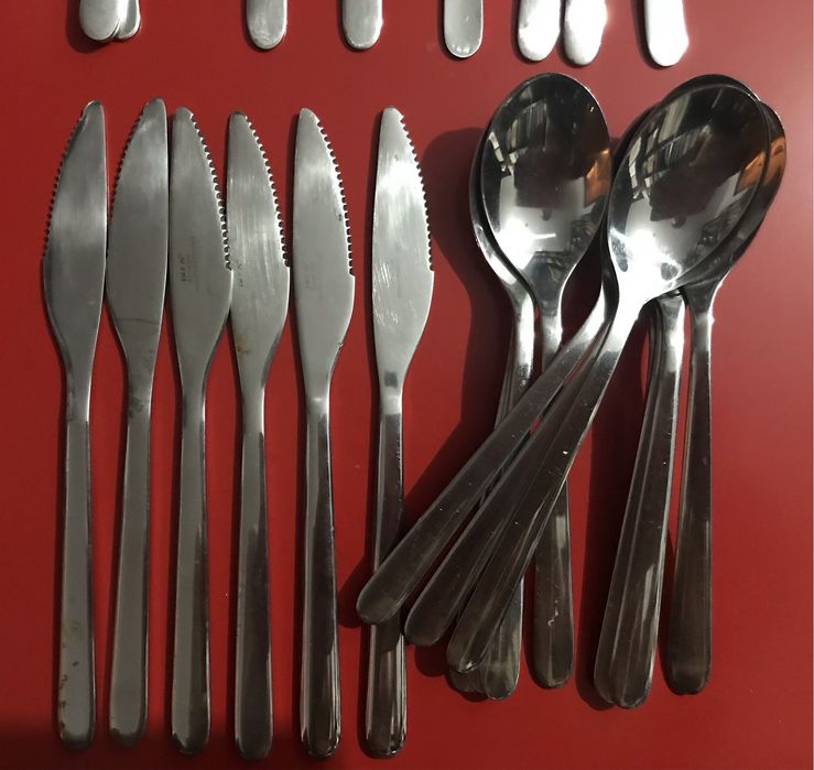 Talheres pouco usados