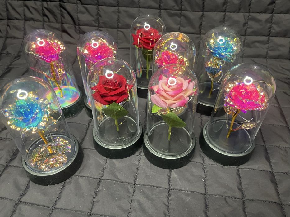 Розы в колбе. Вечная роза! Подарок. Роза