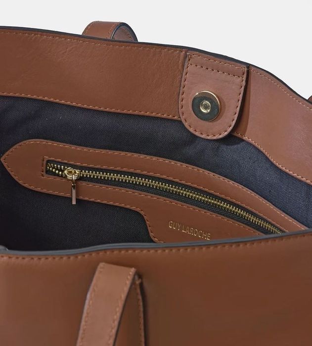 Mala Shopper Grande em pele Guy Laroche