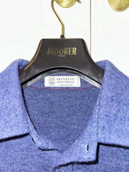 Овершорт из шерсти и кашемира Brunello Cucinelli