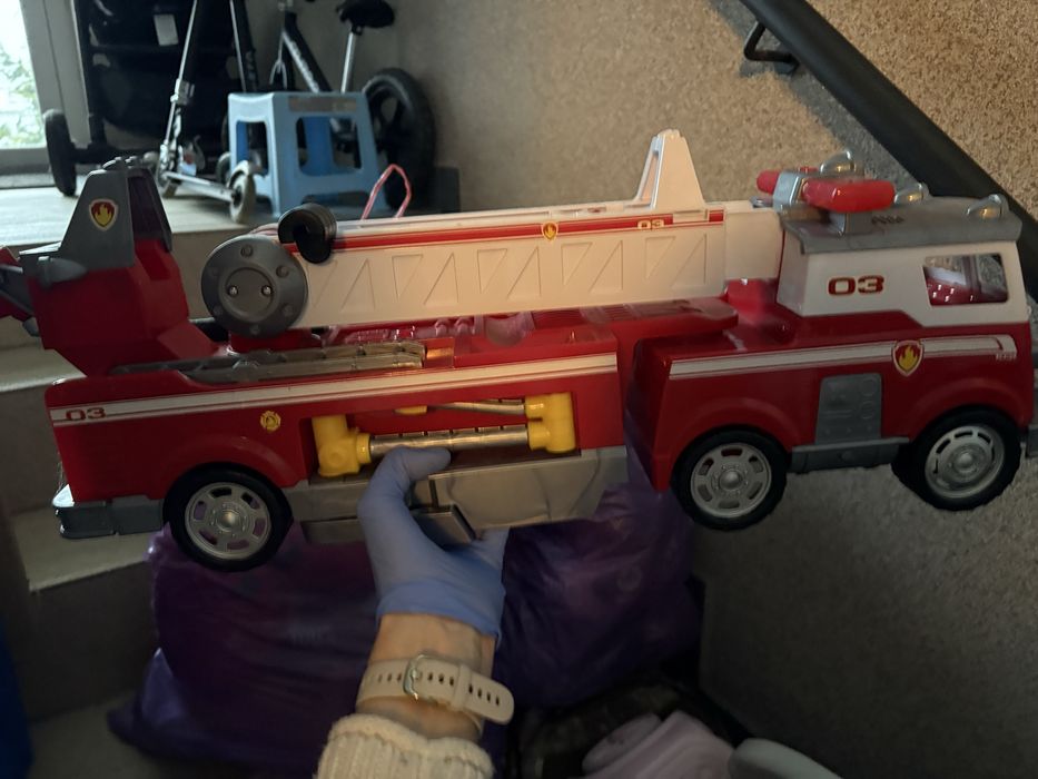 Duży wóz strażacki Odbiór osobisty