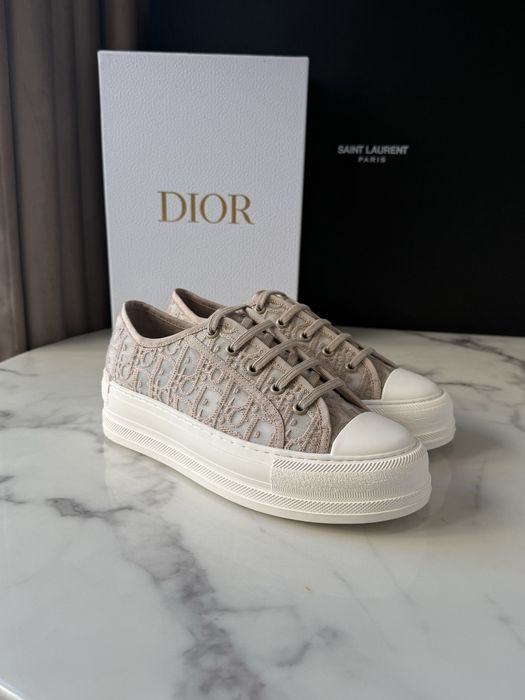 Trampki Dior Walkn Platform Beige