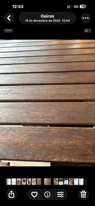 Mesa exterior de boa qualidade