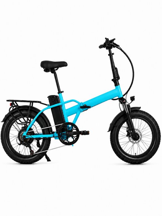 LIQUIDAÇÃO TOTAL — Bicicleta Elétrica Dobravél Fat Bike 20” Nova