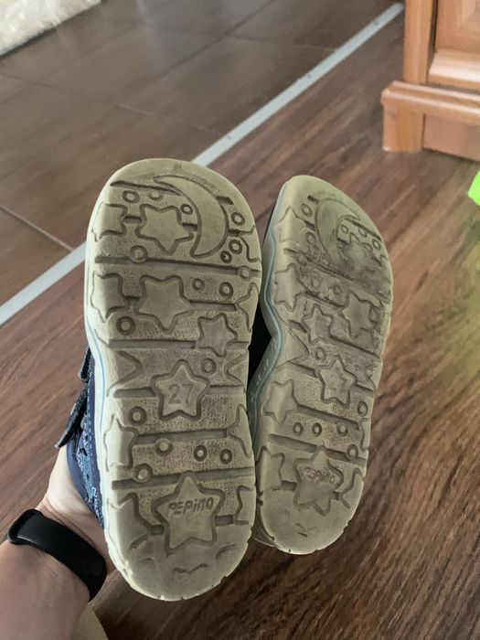 Śniegowce , kozaki Pepino dla dziewczynki 27 swiecące