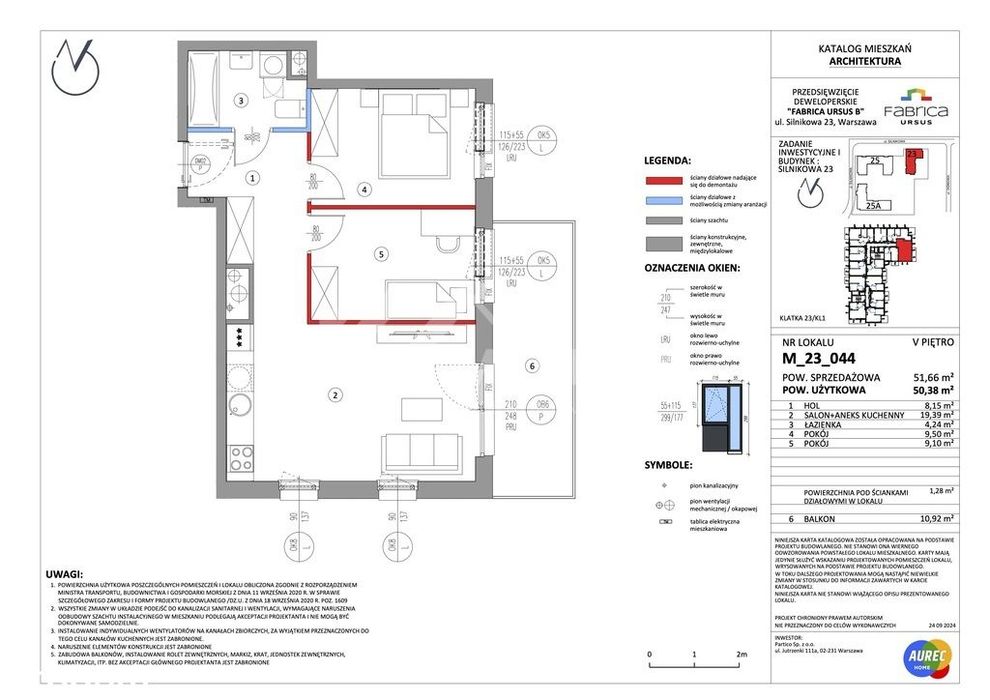 52 m | 3 pokoje | duży balkon | garaż | Fabrica Ursus