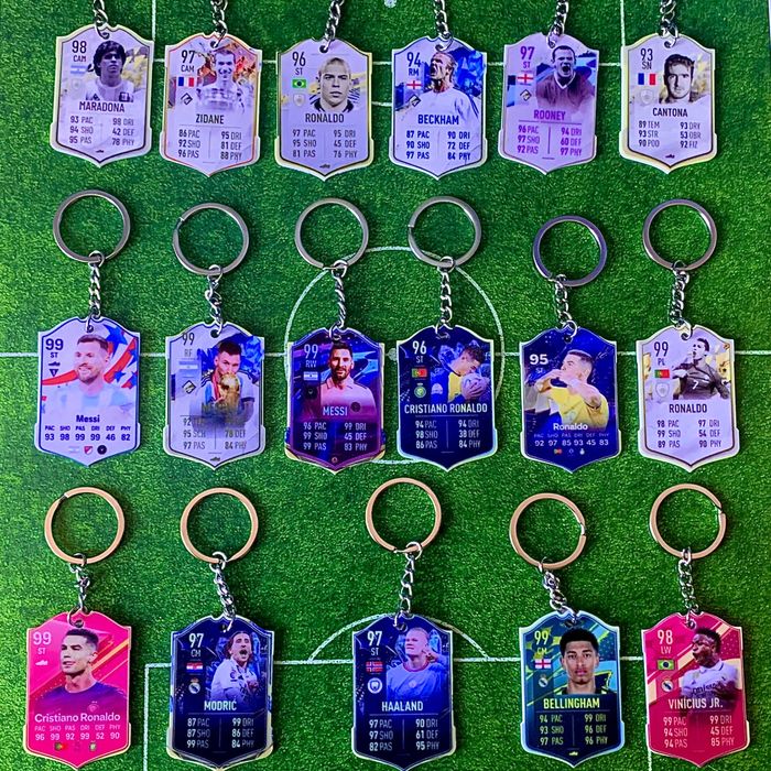 Брелки футбольні картки FIFA