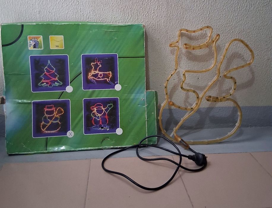 Luzes Led Boneco Neve / Snowman Led lights