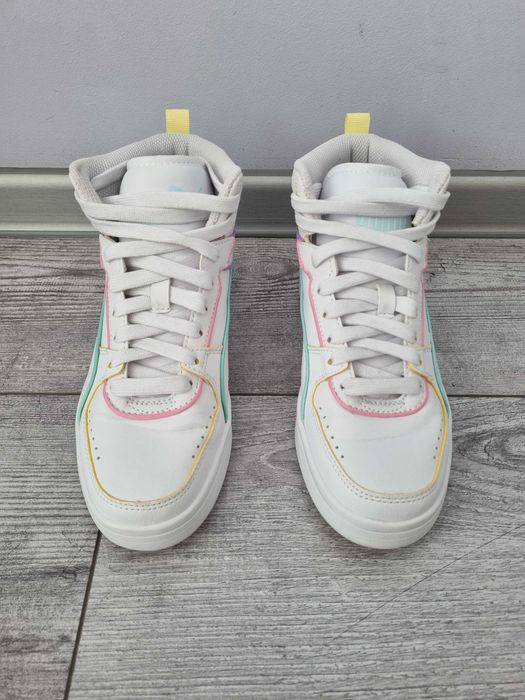 Sneakersy wysokie białe 37