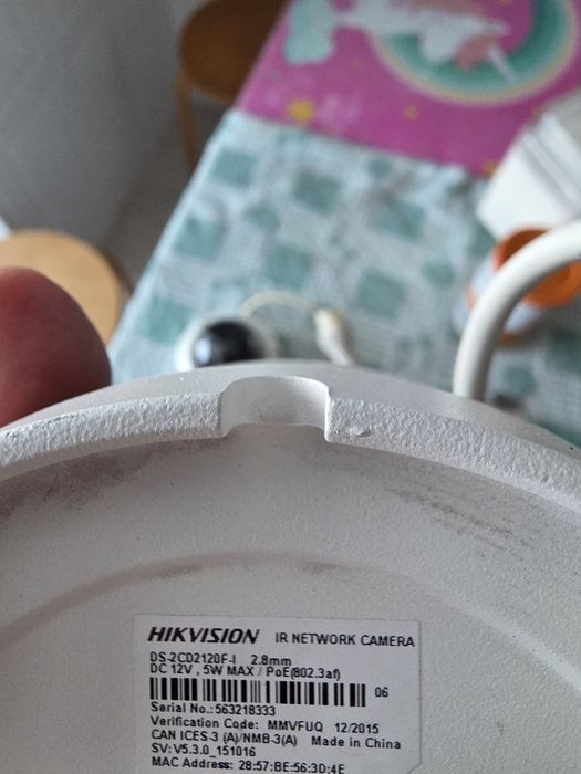 Videovigilancia Camera IP HikVision 4K POE