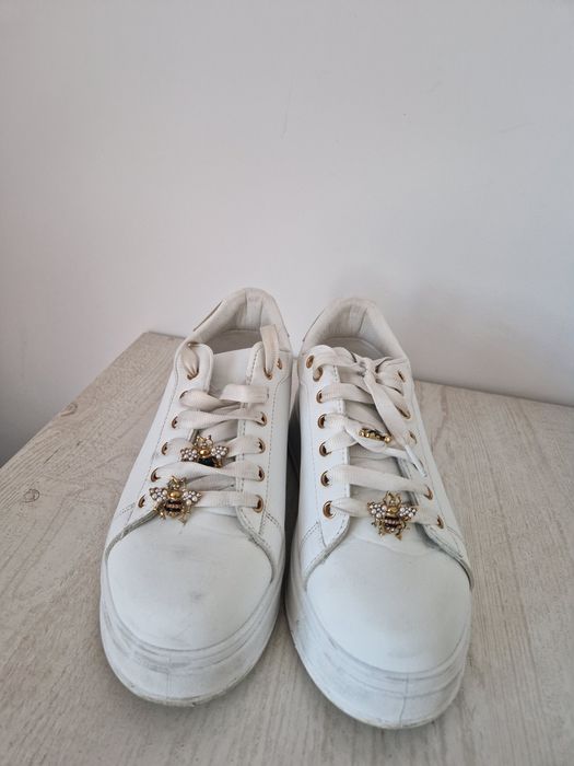 Buty damskie sportowe białe