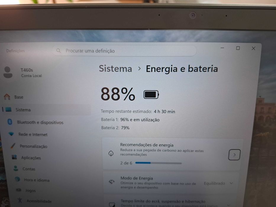 Lenovo Thinkpad T460s i7-6600U 20GB 250GB SSD Windows 11 Pro 170€