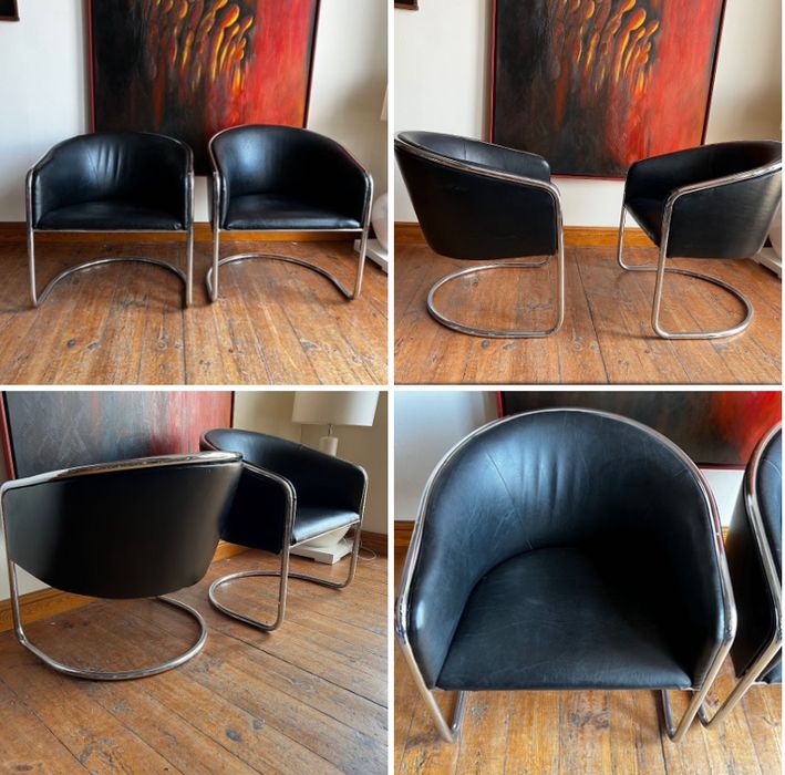 Thonet barrel chair projekt Anton Lorenz. Lata 70-te. Mid century