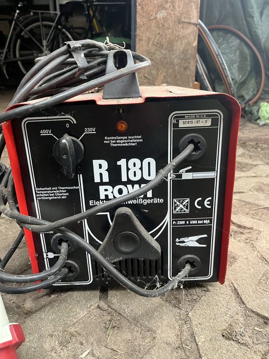 Spawarka transformatorowa ROWI R 180 230V 400V sprawna