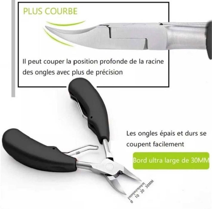 Супер гострі алмазні кусачки професійно посилені для нігтів манікюру