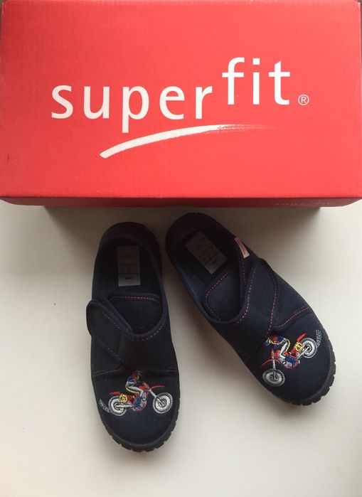 Superfit denim biker kids comfortable shoes