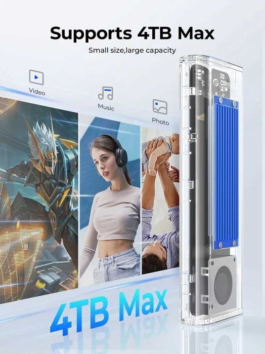 ORICO USB4 M.2 NVMe SSD Enclosure
