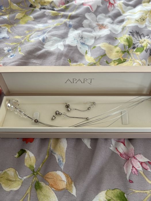 Zestaw apart ( kolczyki i naszyjnik)