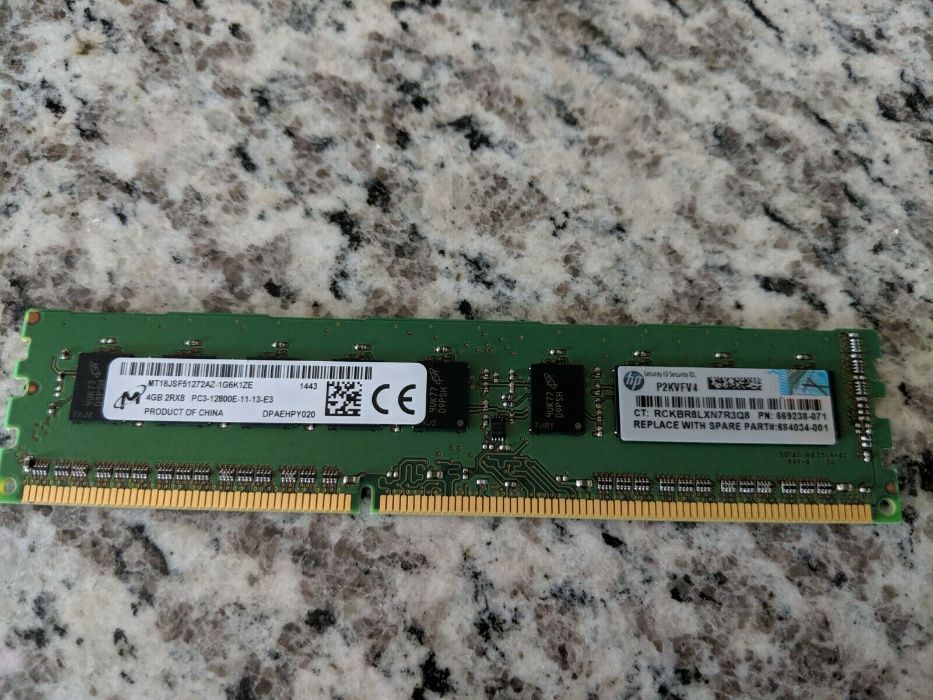 Память DDR3 4GB 8500E/10600E/12800E UDIMM ECC Unbuffered