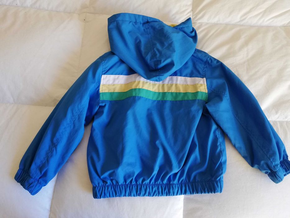 Casaco impermeável corta vento menino 2-3 anos (98cm)