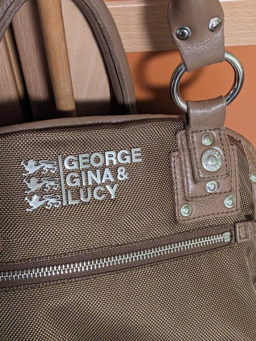 Damska torebka orginalna GGL. Ze skórą.Jak nowa