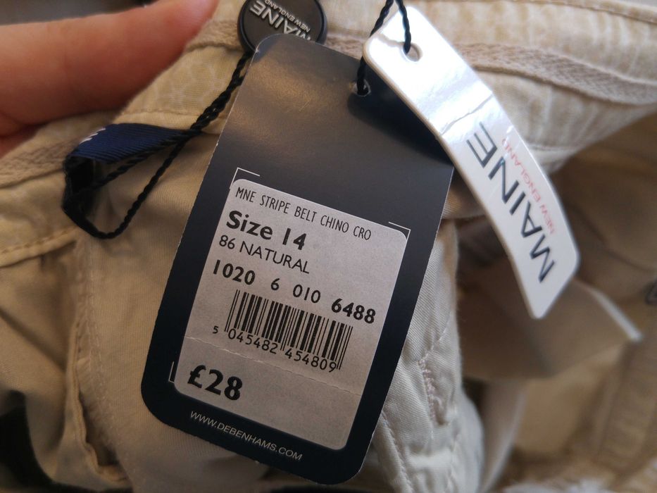 Spodnie, spodenki damskie z paskiem