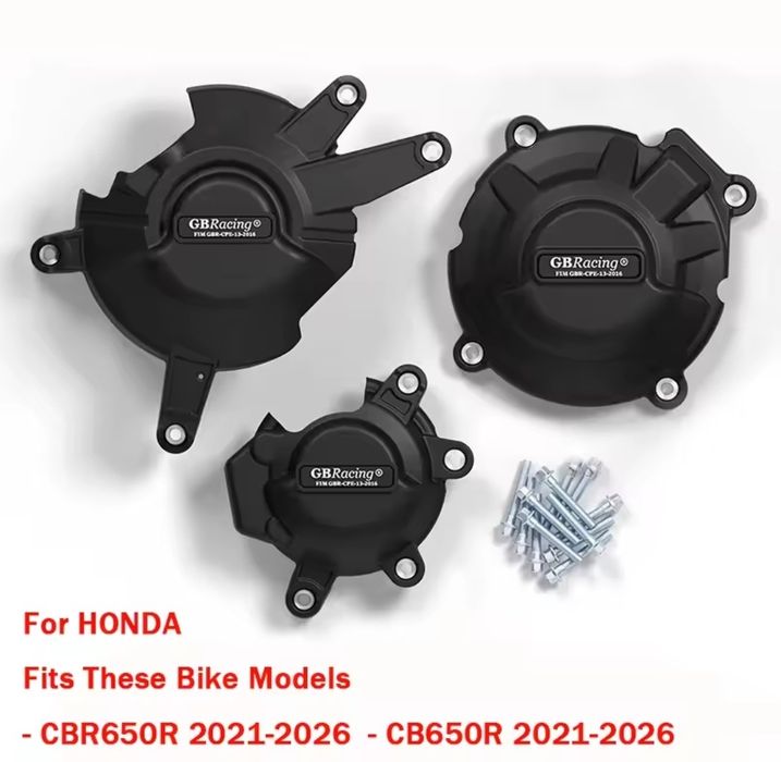 Крашпеды Honda CB 650R, 2019-2026, курки, стекло, зеркала