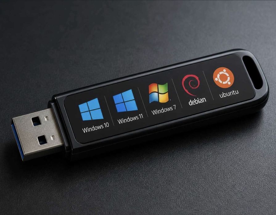 Pendrive instalator systemow win 7/8/10 linux ubuntu