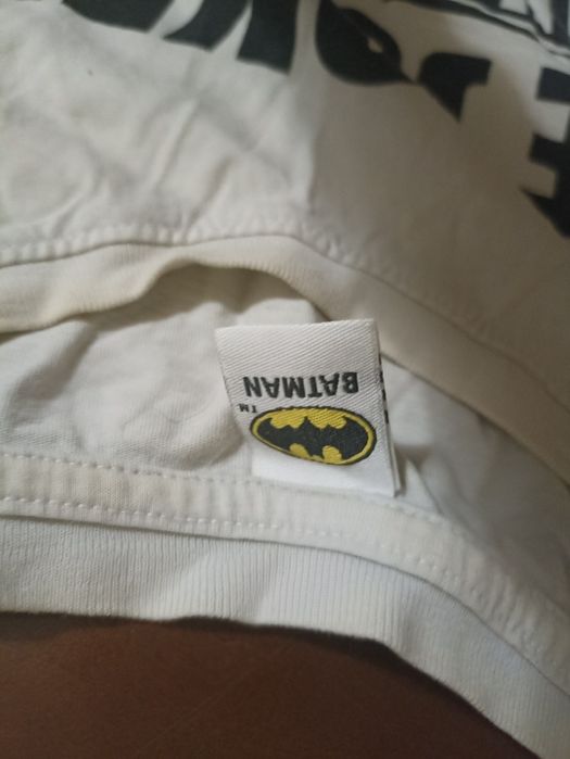 Biała koszulka z nadrukiem Joker Batman
