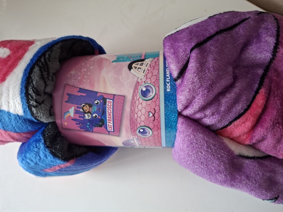 Flanelowy koc Domek Gabi