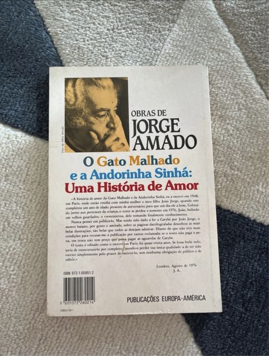 O Gato Malhado e a Andorinha Sinhá - Jorge Amado