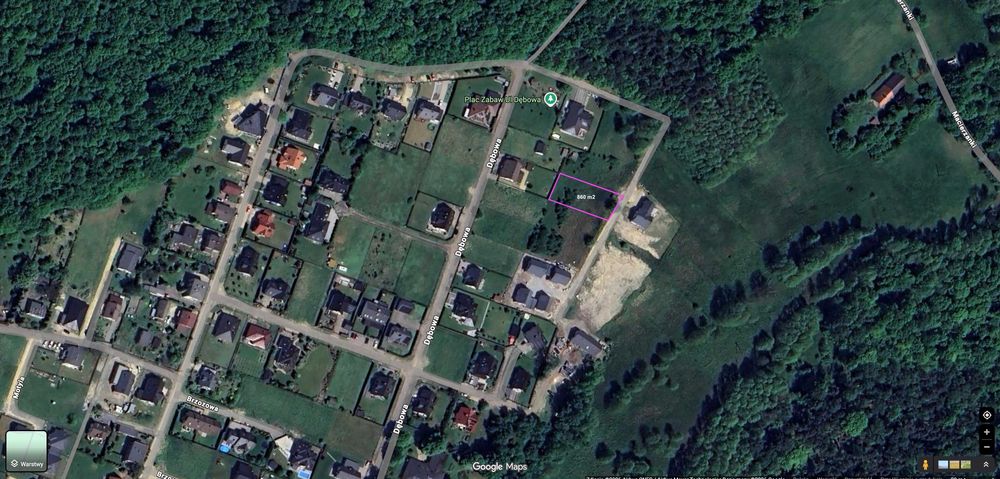 Gostyń gm. Wyry | Dębowa | Piękna działka pod lasem | BEZ pośredników