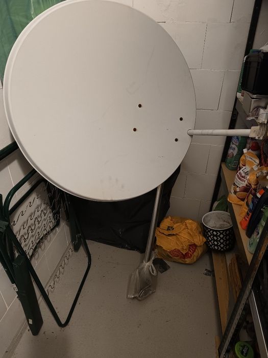 Antena telewizyjna 80 cm długi uchwyt 90 cm stabilny