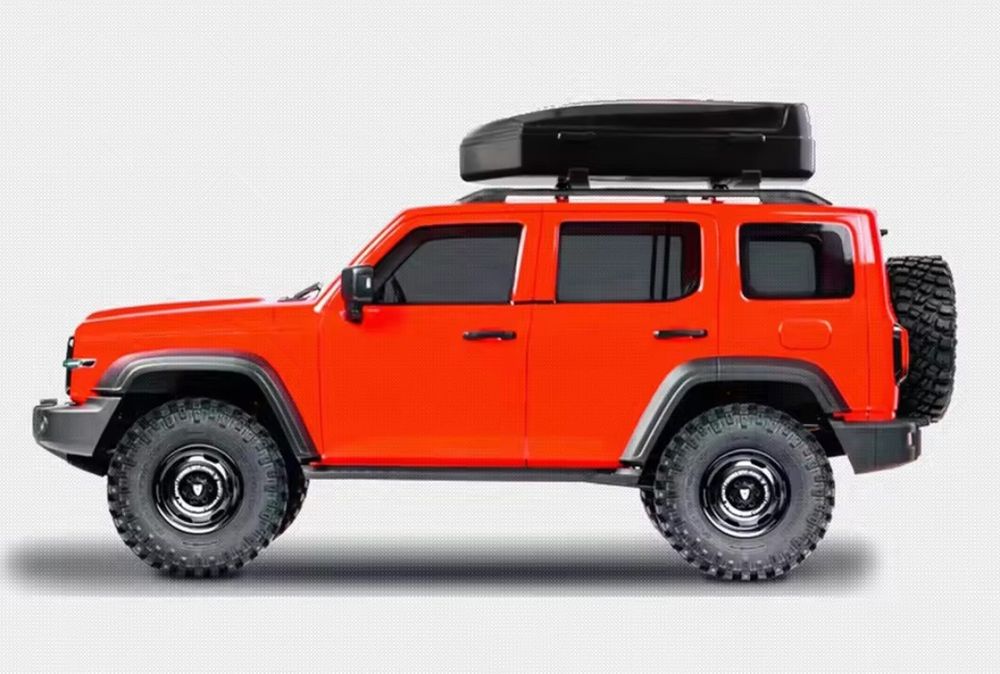 Bagażnik dachowy trumna do modelu rc 1:10 TRX SCX AMEWI TAMIYA reely