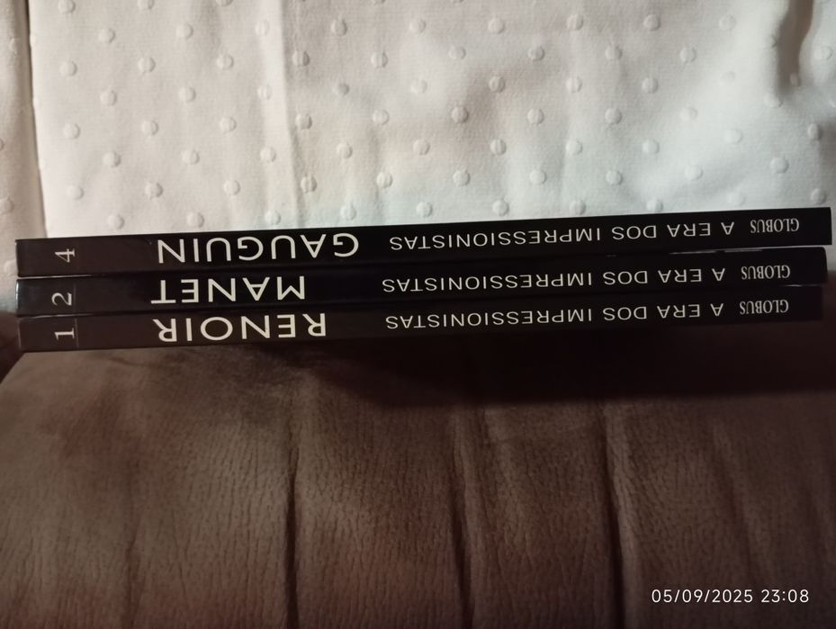 Livros de coleção pintores impressionistas famosos