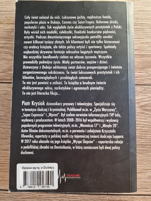 Książka Piotr Krysiak Dziewczyny z Dubaju