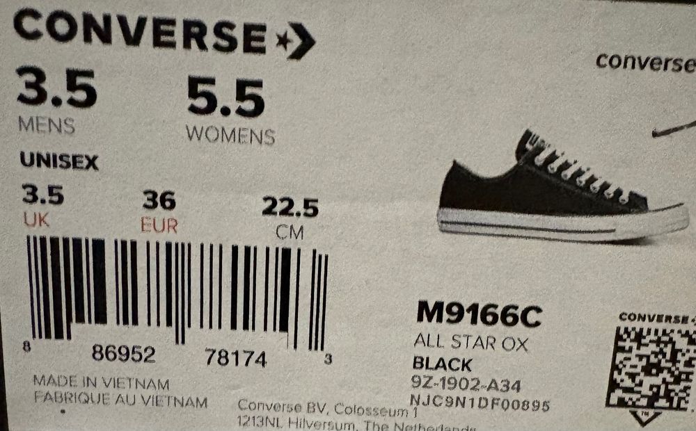 Новые CONVERSE unisex
