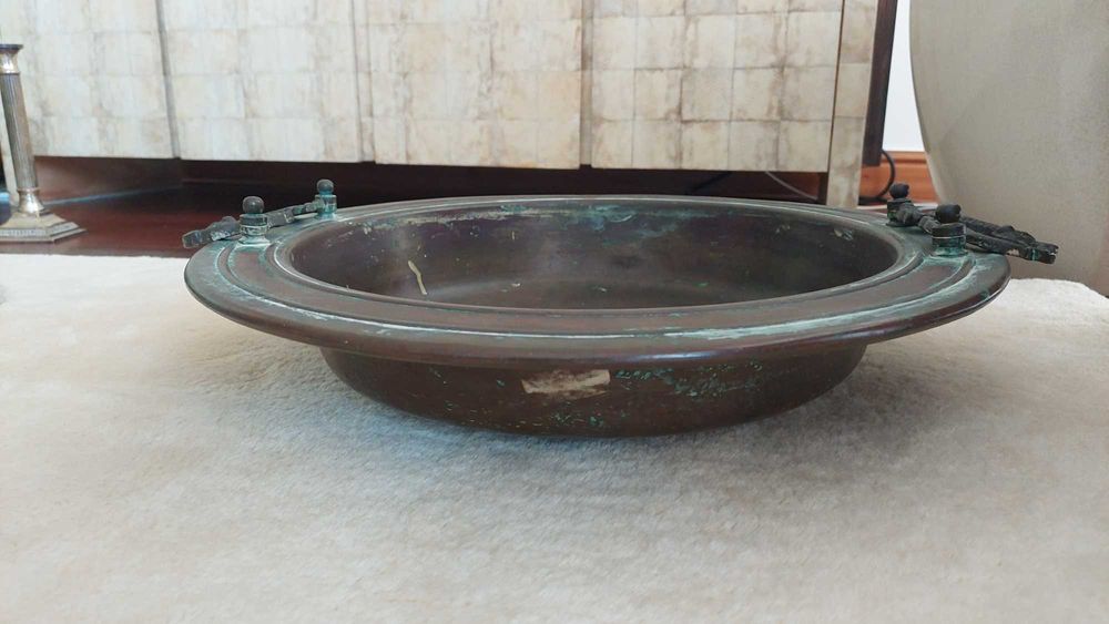 taça decorativa em cobre - antiguidade