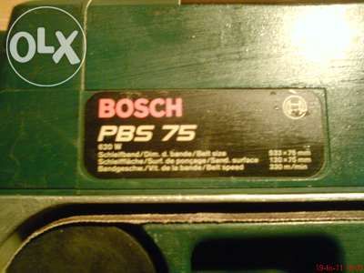 Szwajcarska Szlifierka tasmowa Boch PBS 75 620W
