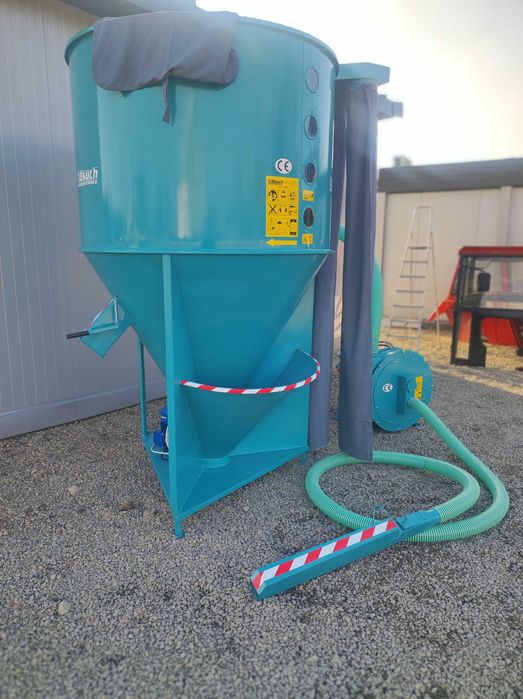 Mieszalnik 0,5-2t + śrutownik/rozdrabniacz 7,5/11/15kw ZESTAW paszowy