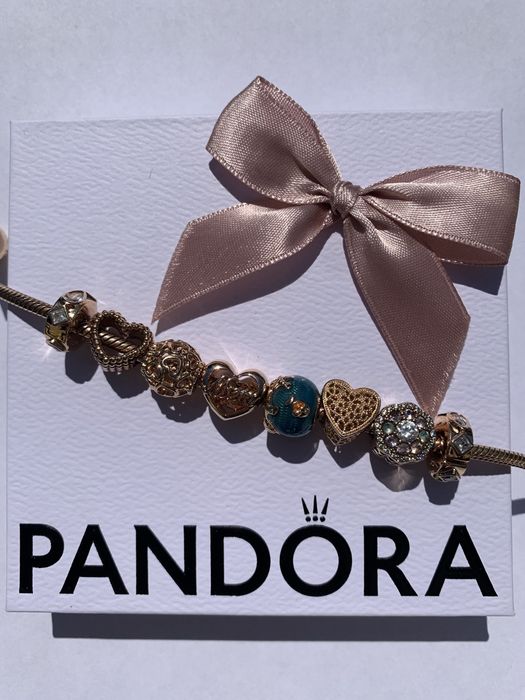 Charms ażurowe serduszko rose gold