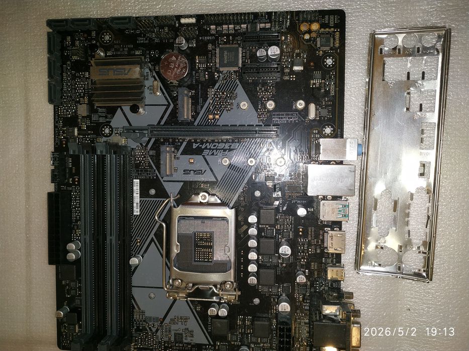 Комплект або окремо проц Intel core i5-9400f (6 ядер) і боксовий кулер + материнка ASUS prime b360m-a