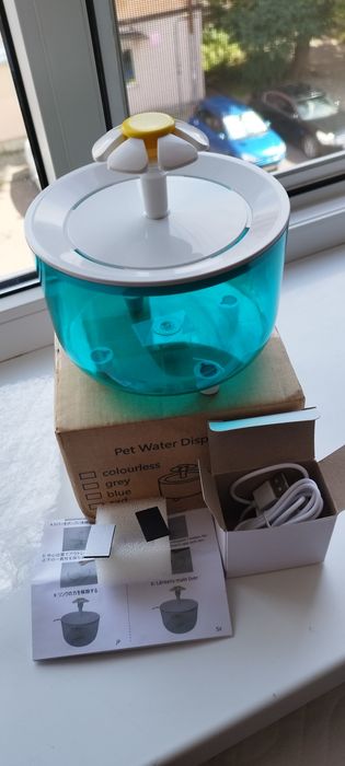 Нова Поїлка-Фонтан для Кішок і Собак