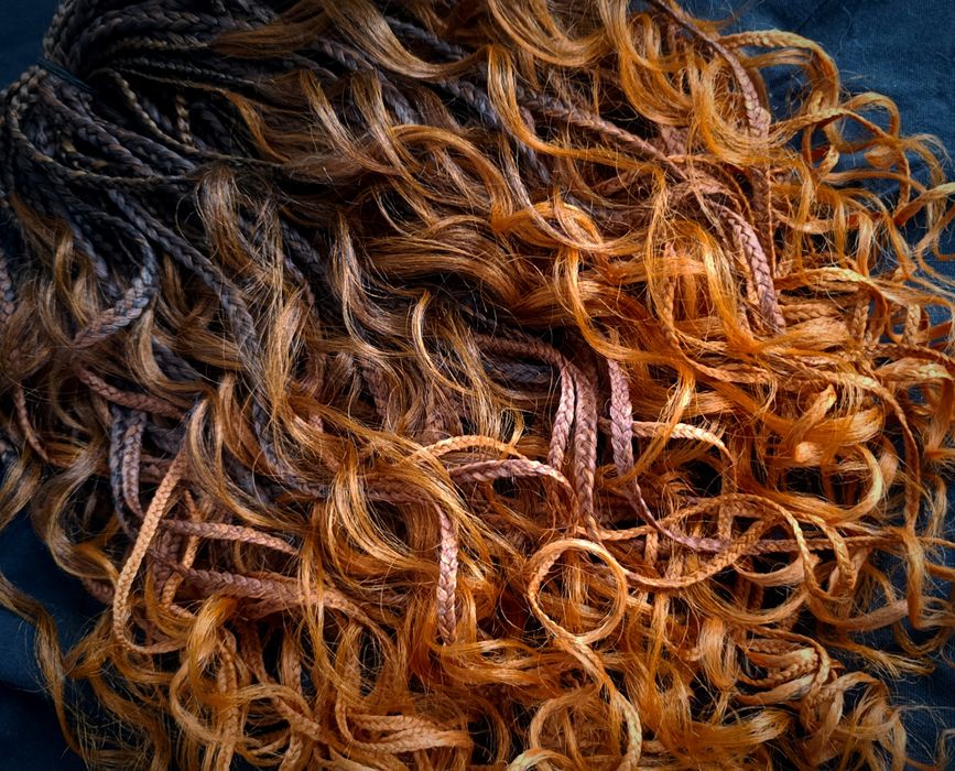 Sprzedam warkoczyki wielorazowe lokowane