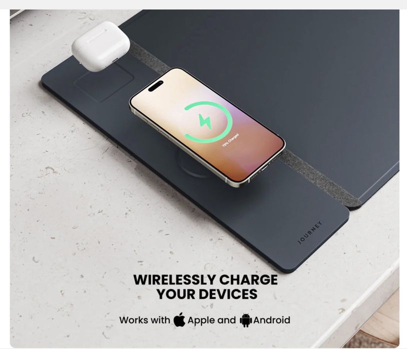 Carregador magsafe com tapete para rato - Journey