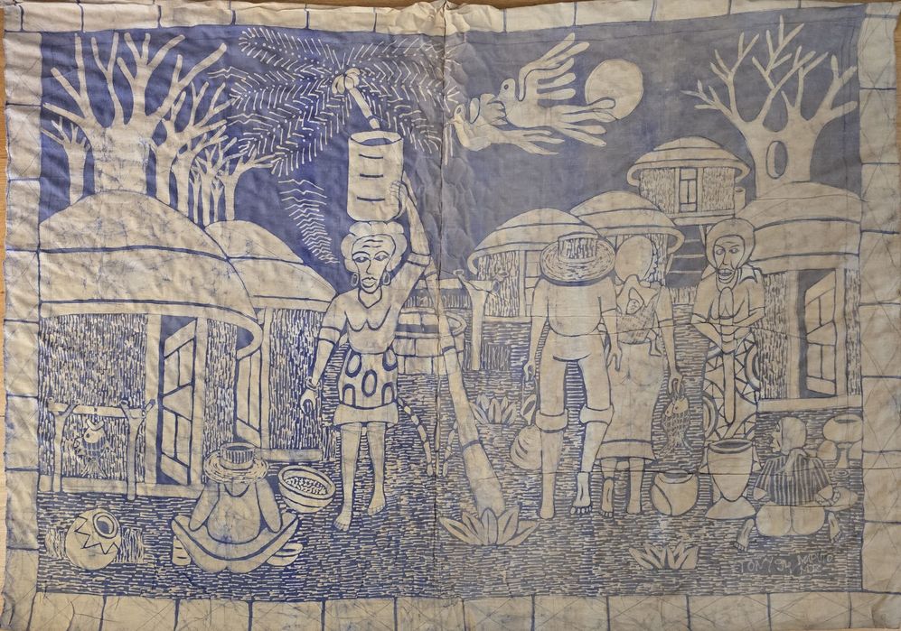 Telas em tecido - Batik