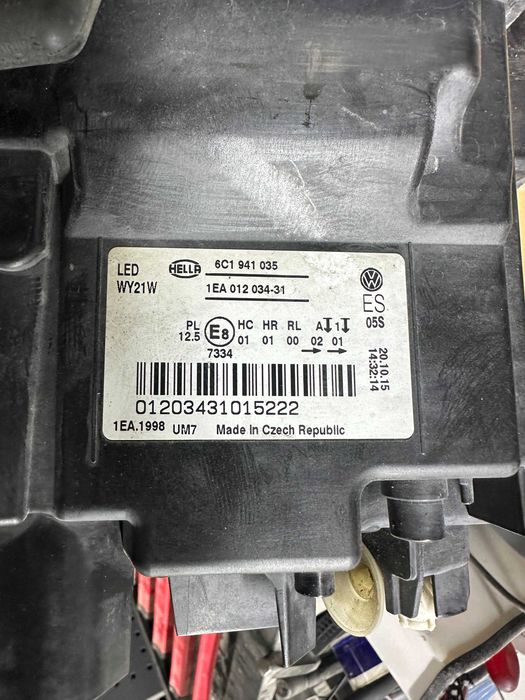 Фара ліва VW Polo 5 рестайлинг Full LED 6C1941035 комплектна