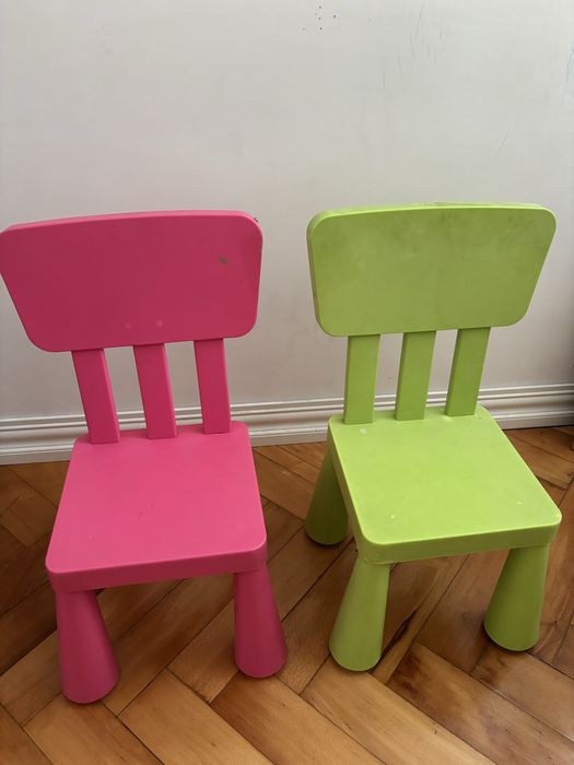 Krzesła Ikea Mammut 2 szt