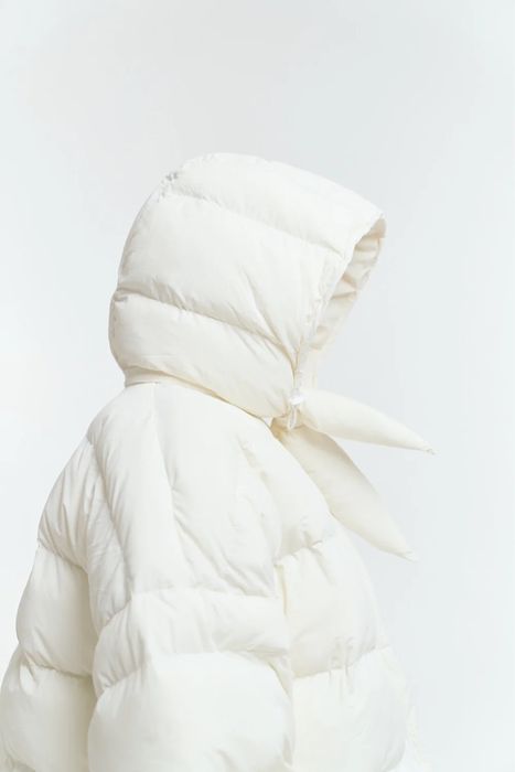 Пуховик Skripka "Fluff" mini молочний М/L новий з біркою