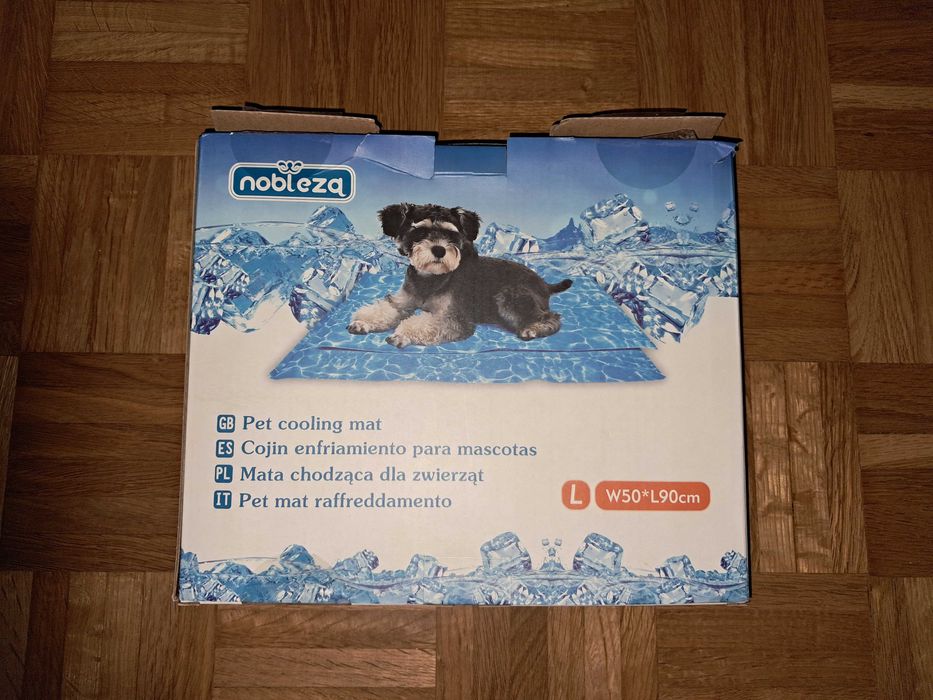 Mata Chłodząca dla Psa Kota Legowisko Żelowa duży 90x50cm L